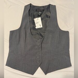 New York & Company Charcoal Vest
